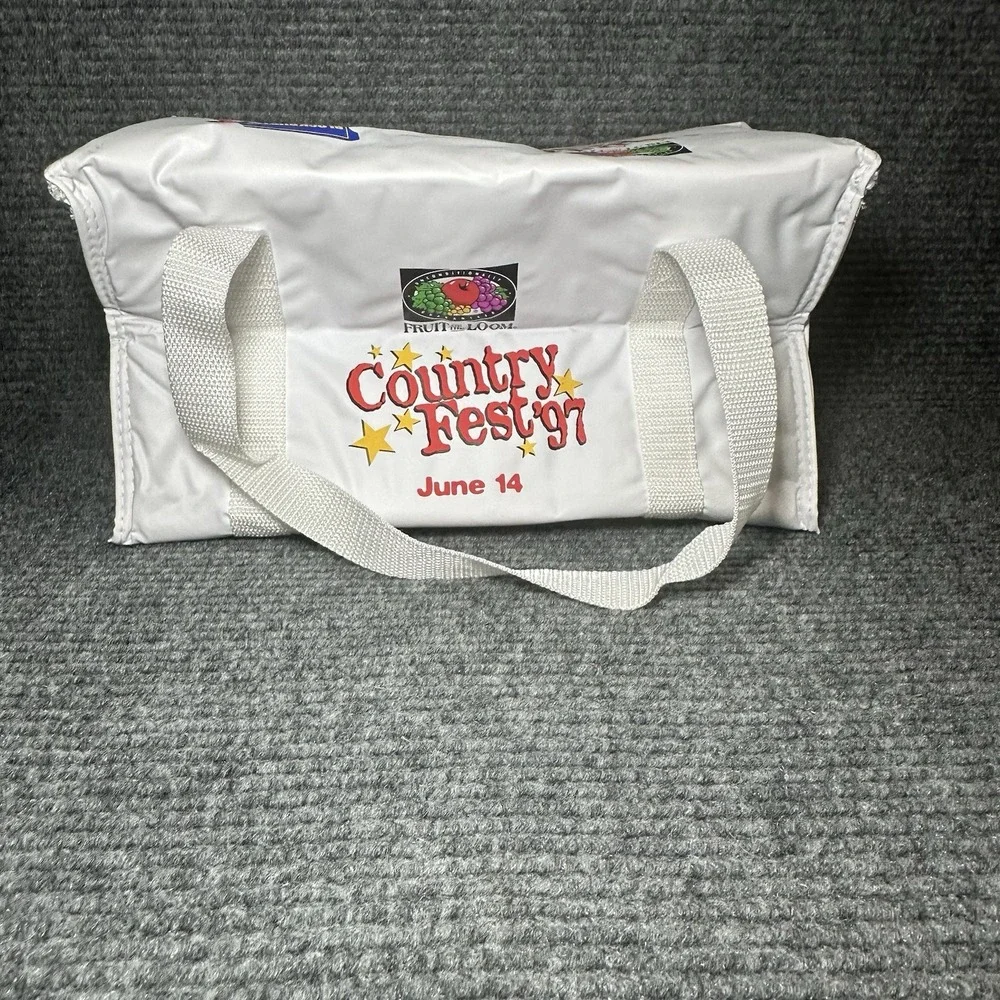 Vintage Blockbuster Video/Music Cooler Handbag 1997 Country Rock Fest‎ TX Rare